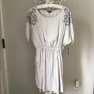 Express cream dress